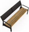 Banca parc cu spatar - Model 08 - imagine 3
