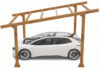 Structura lemn stratificat carport auto, 1 loc - imagine 4