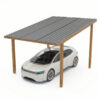 Structura lemn stratificat carport auto, 1 loc - imagine 5